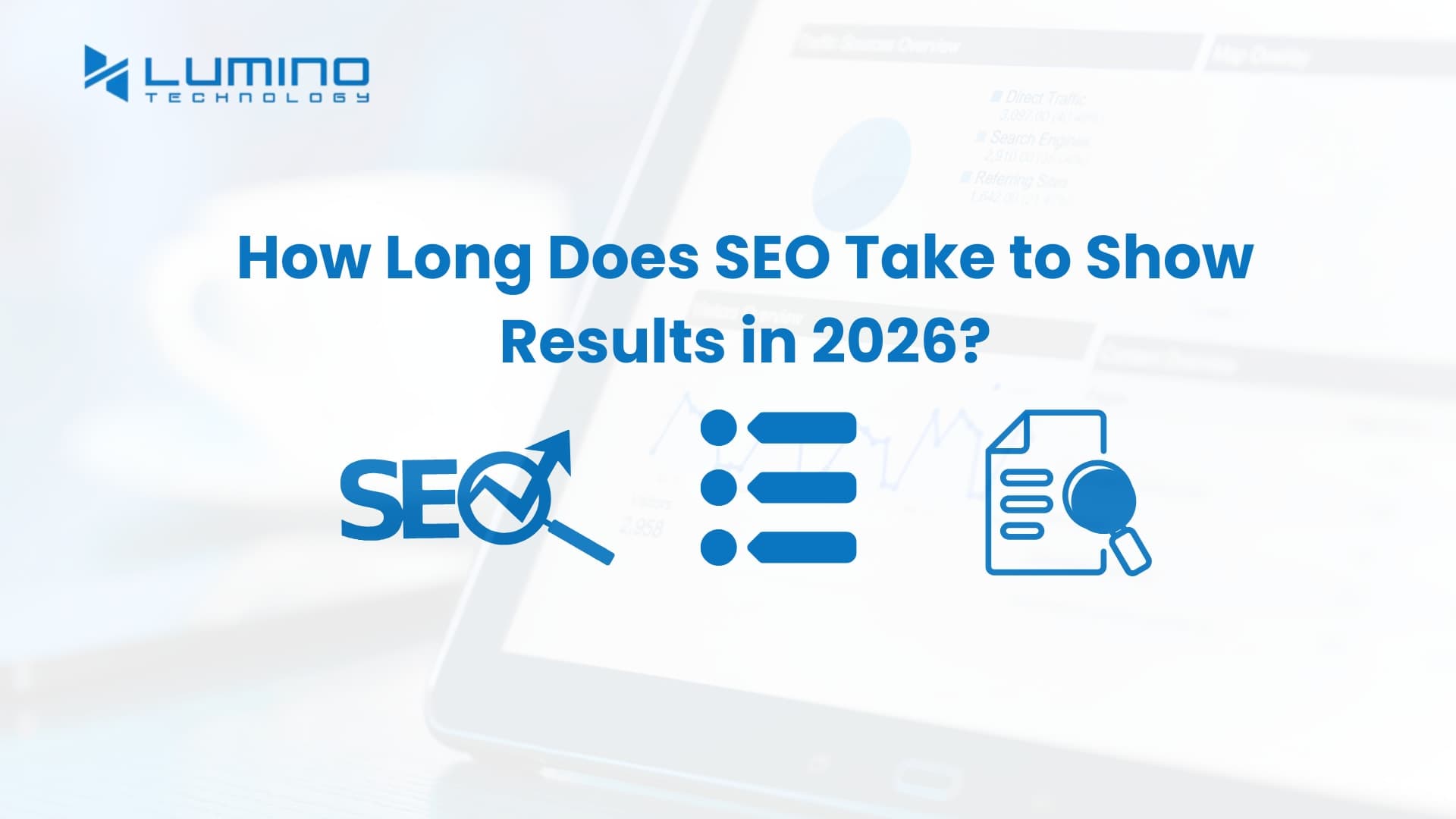 Infographic showing the SEO results timeline in 2026, comparing traditional search rankings with AI Overview and GEO visibility milestones.